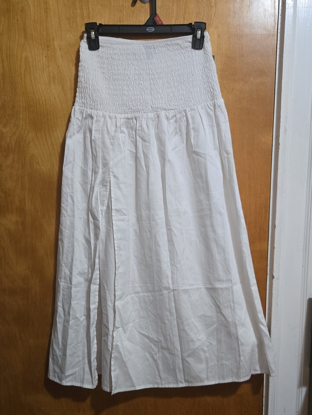 wild fable White Smocked Waist Maxi Skirt